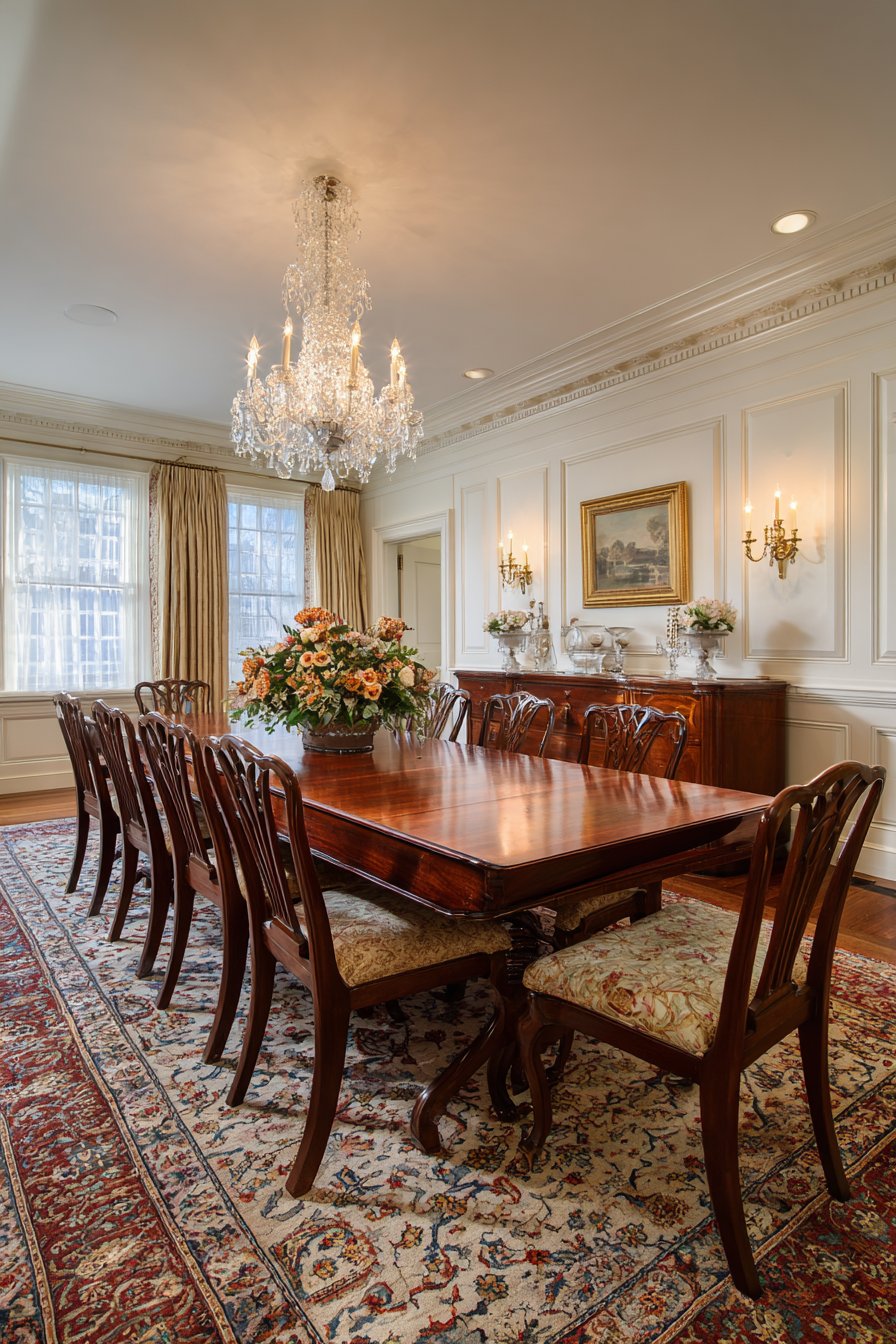 Mahogany Drop-Leaf with Chippendale Details