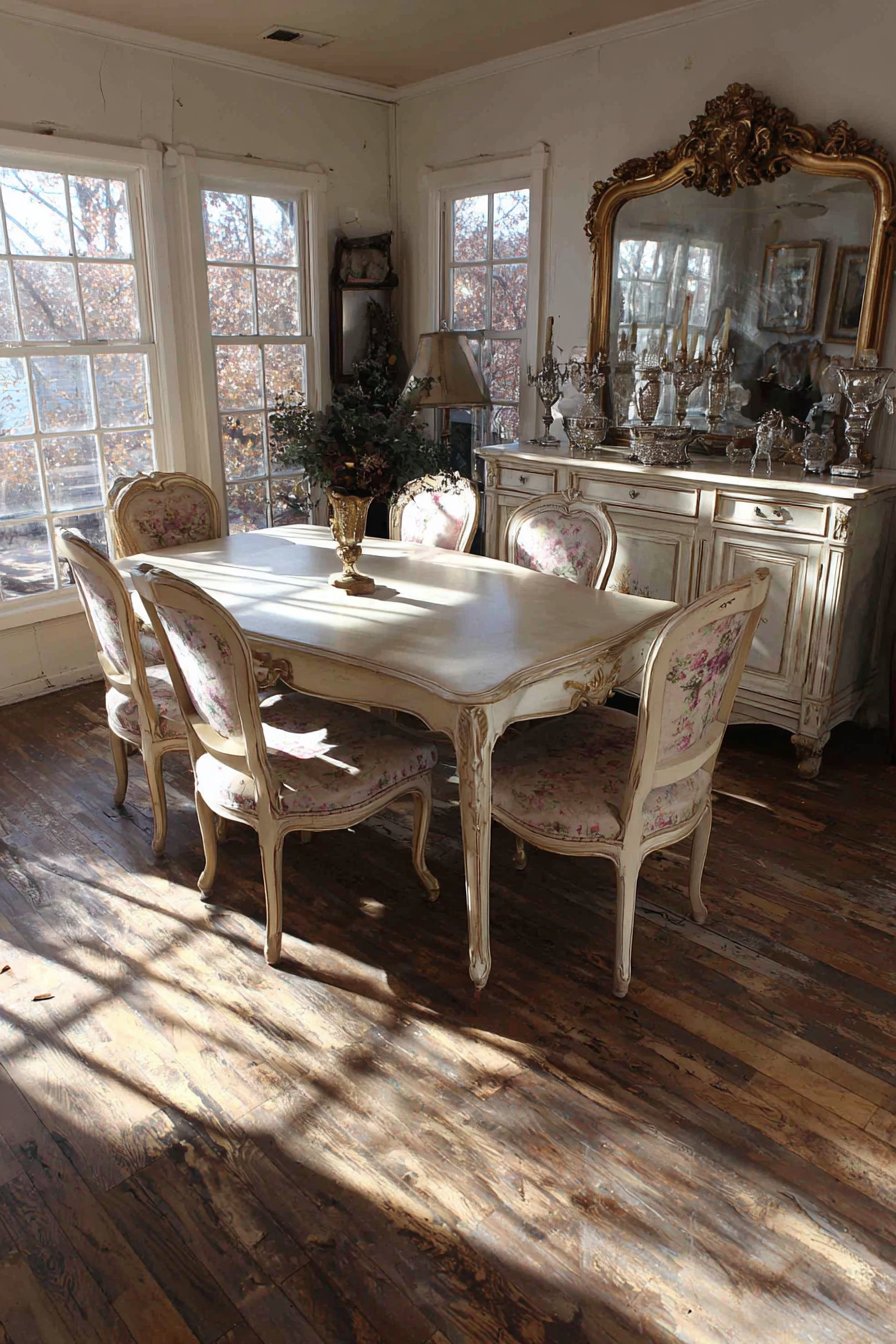 Romantic French Provincial Ivory Finish