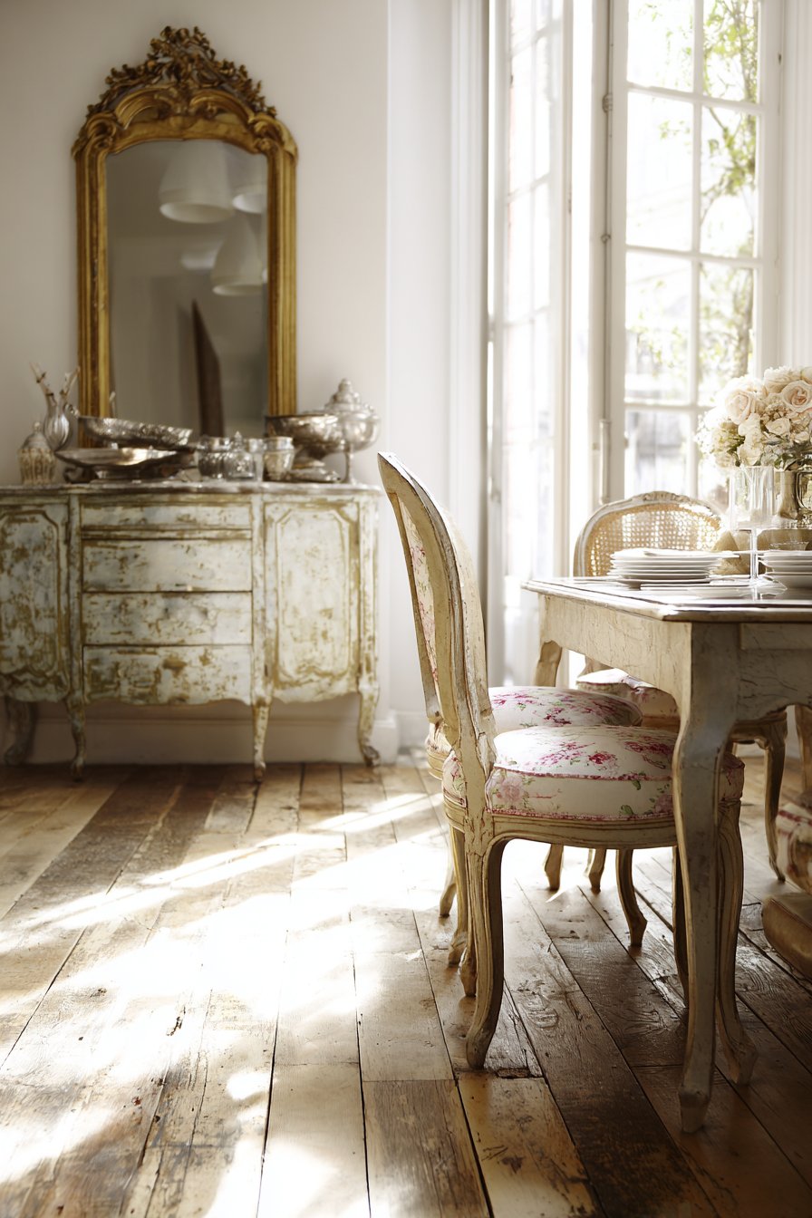 Romantic French Provincial Ivory Finish
