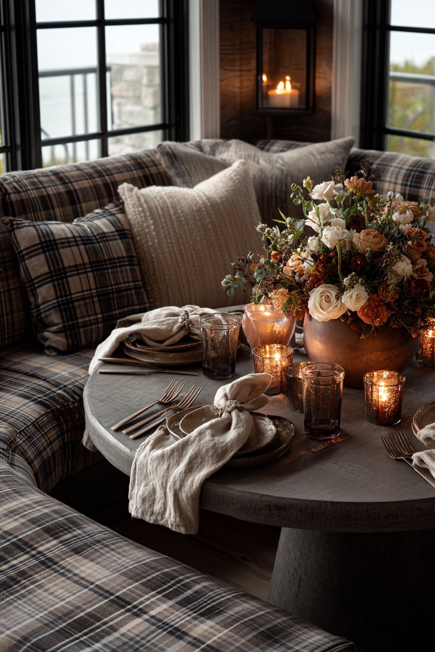 Intimate Breakfast Nook Gathering