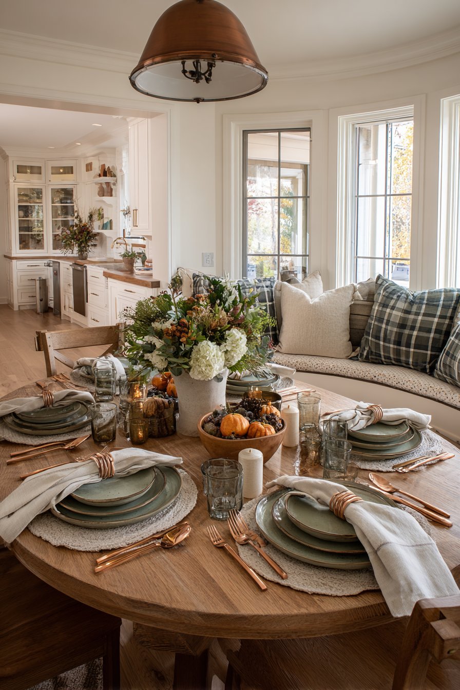 Intimate Breakfast Nook Gathering