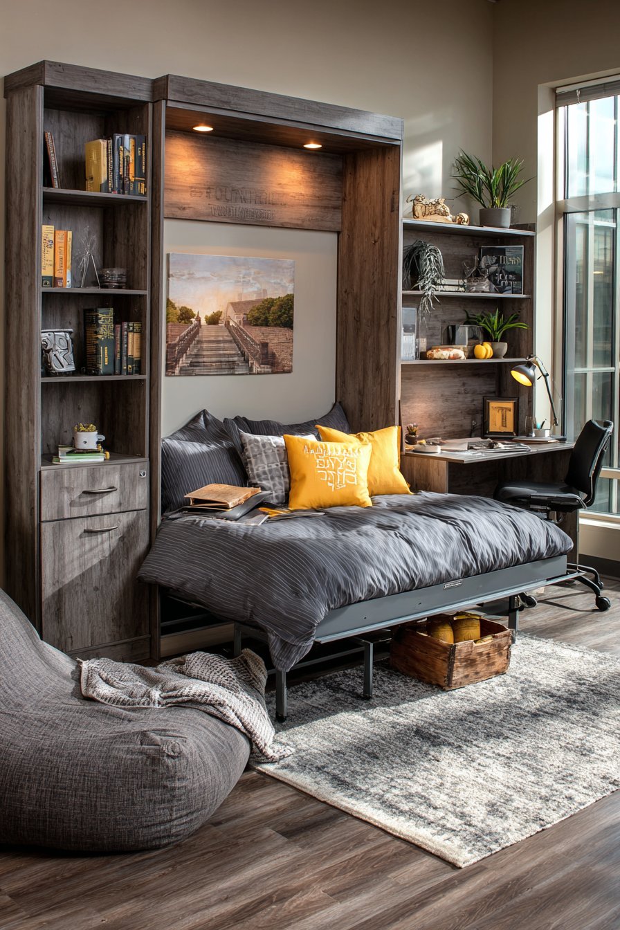 Transformable Murphy Bed Design