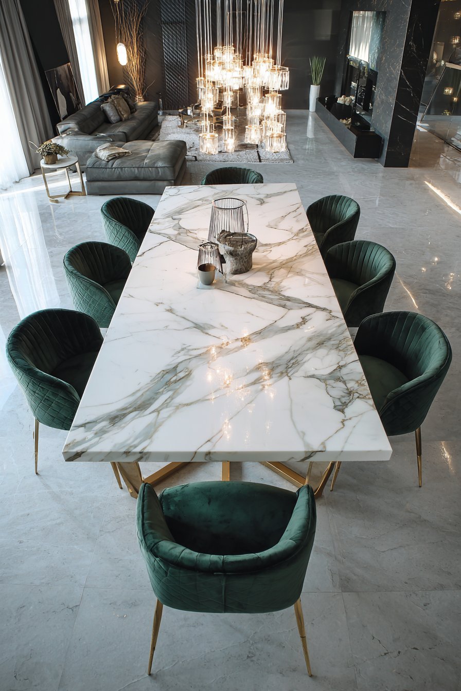 Luxurious Calacatta Marble Statement