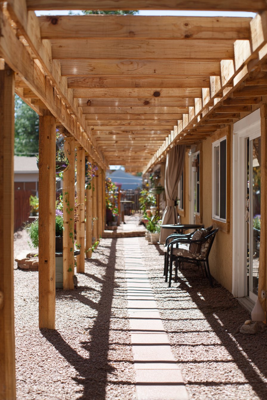 DIY Weekend Project Dimensional Lumber Pergola