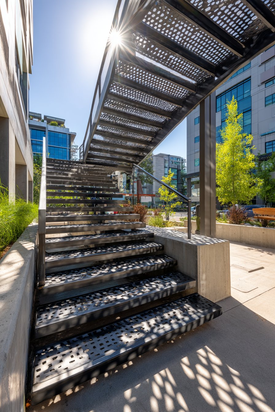 Industrial Perforated Steel Contemporary