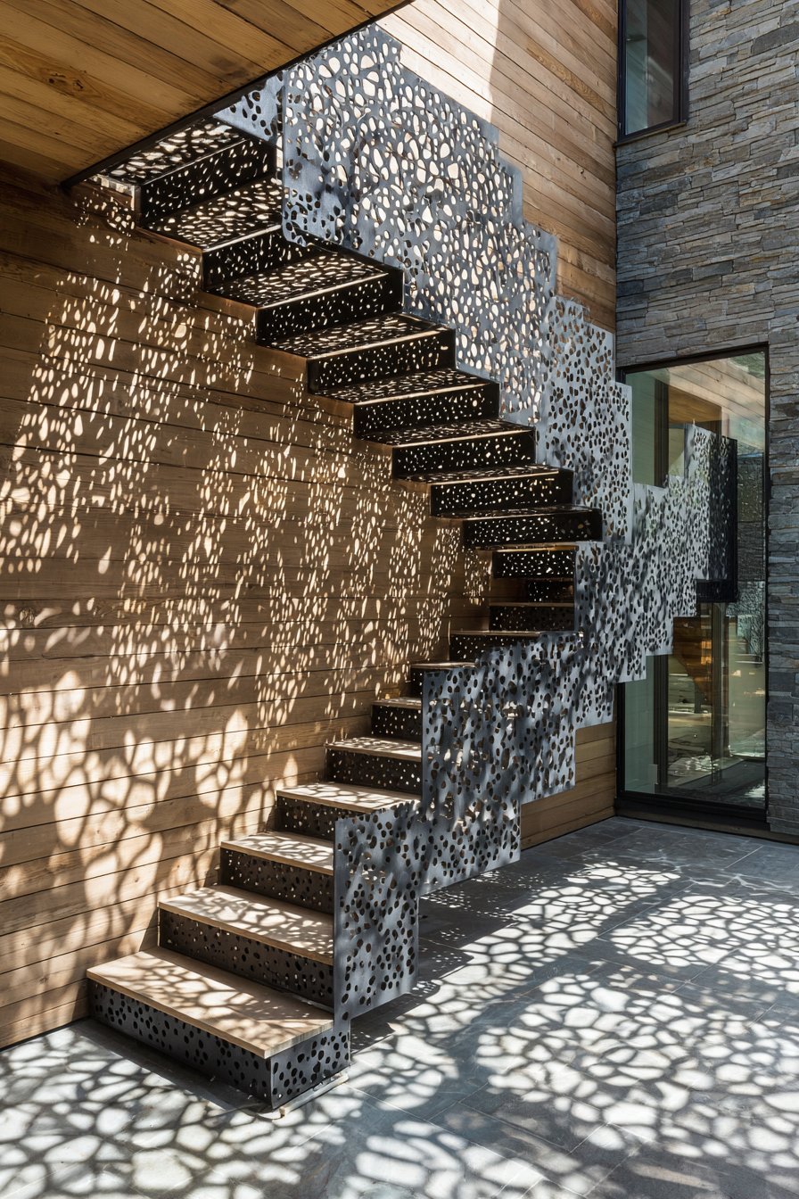 Industrial Perforated Steel Contemporary