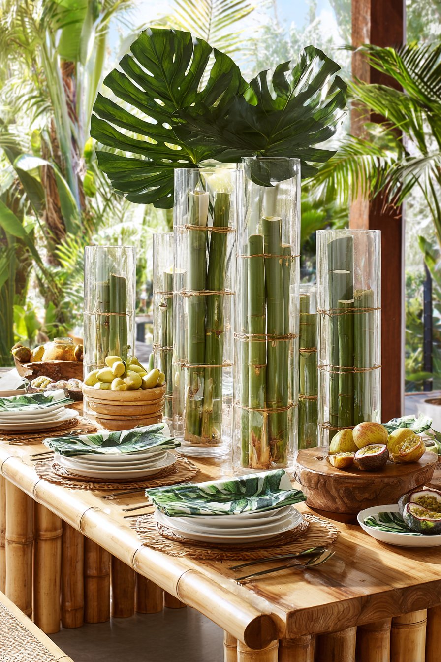 Tropical Bamboo Paradise