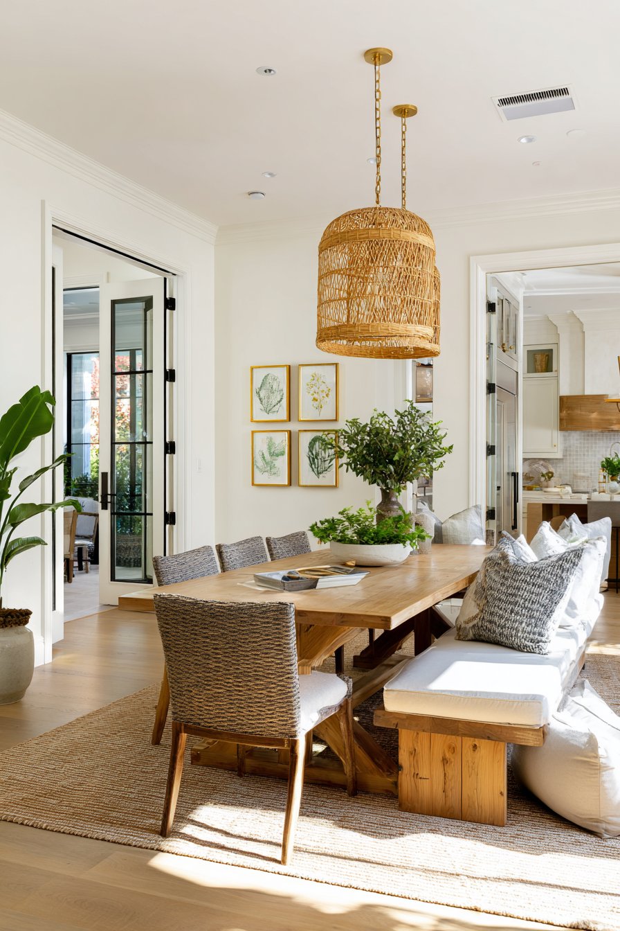 Family-Friendly Oak with Flexible Seating