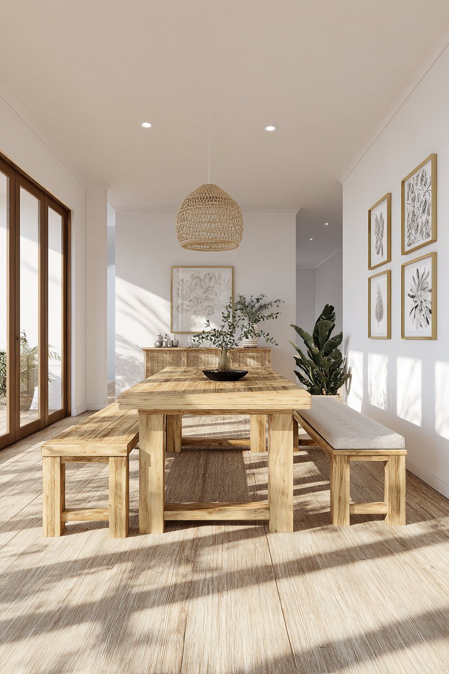 Family-Friendly Oak with Flexible Seating