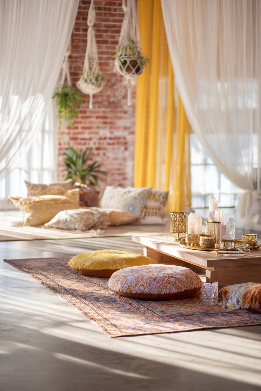 Meditation Corner Spiritual Sanctuary