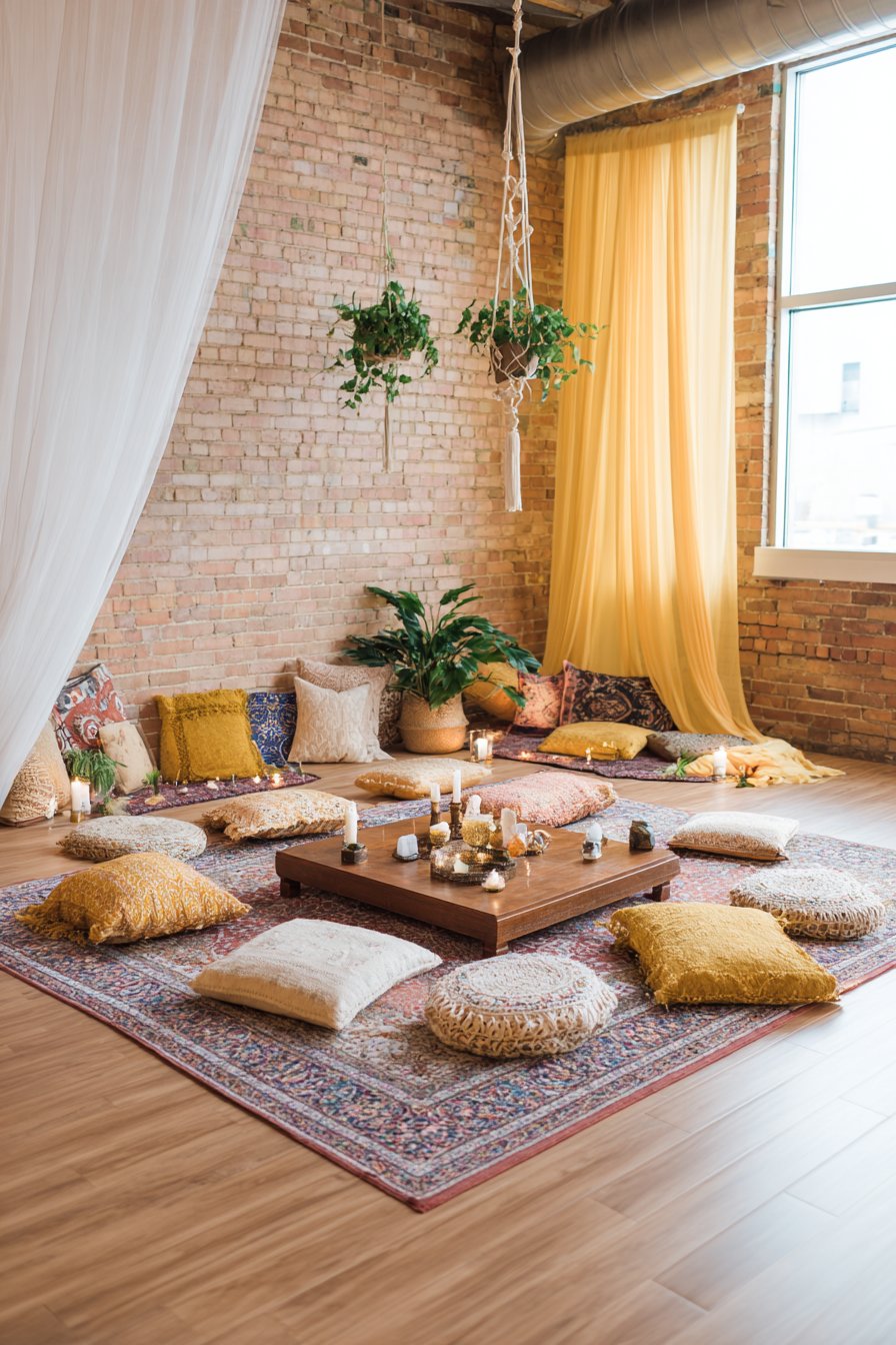 Meditation Corner Spiritual Sanctuary