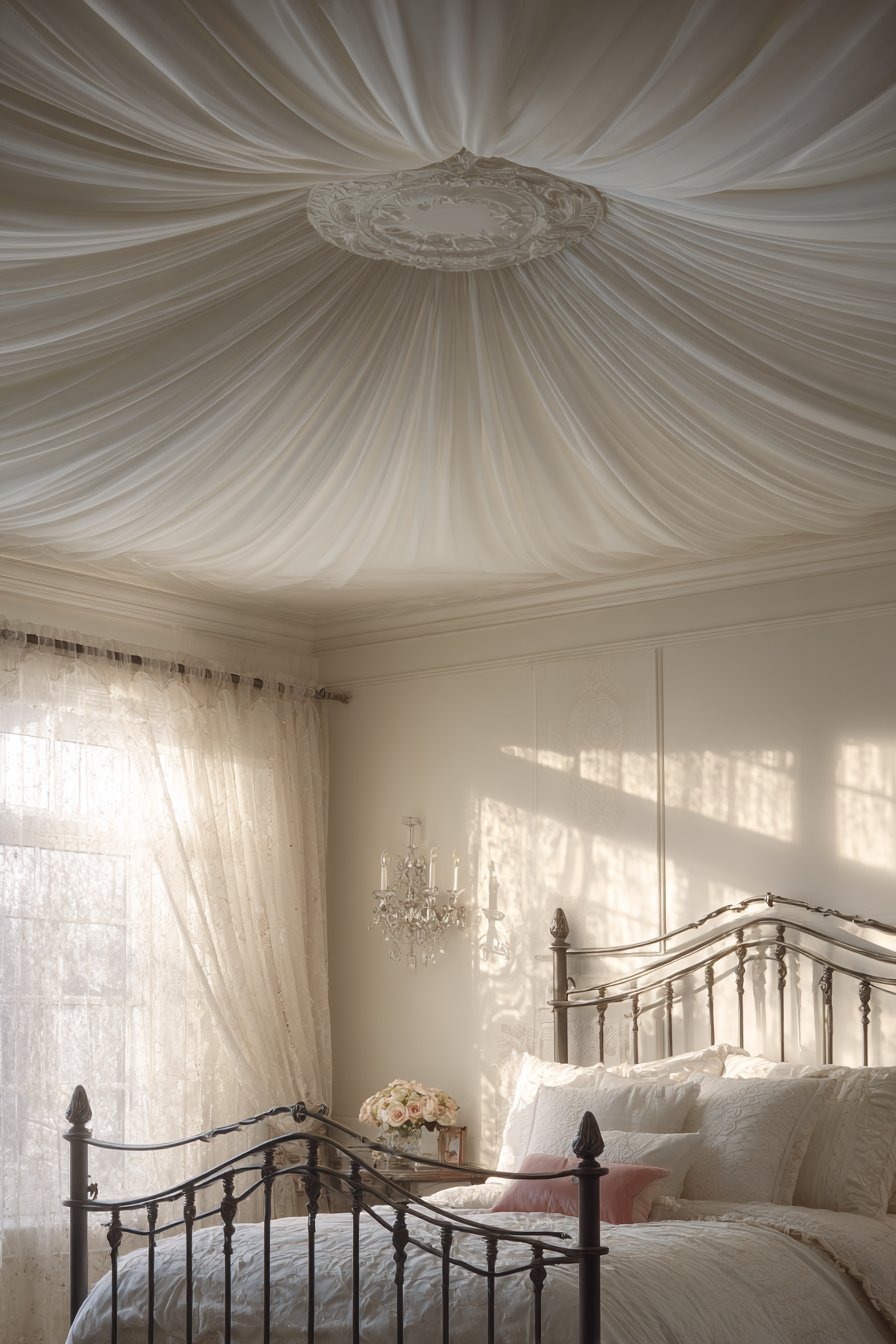 Romantic Fabric Draping Softness