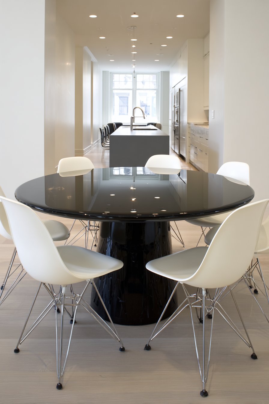 Minimalist Black Lacquer Sculpture