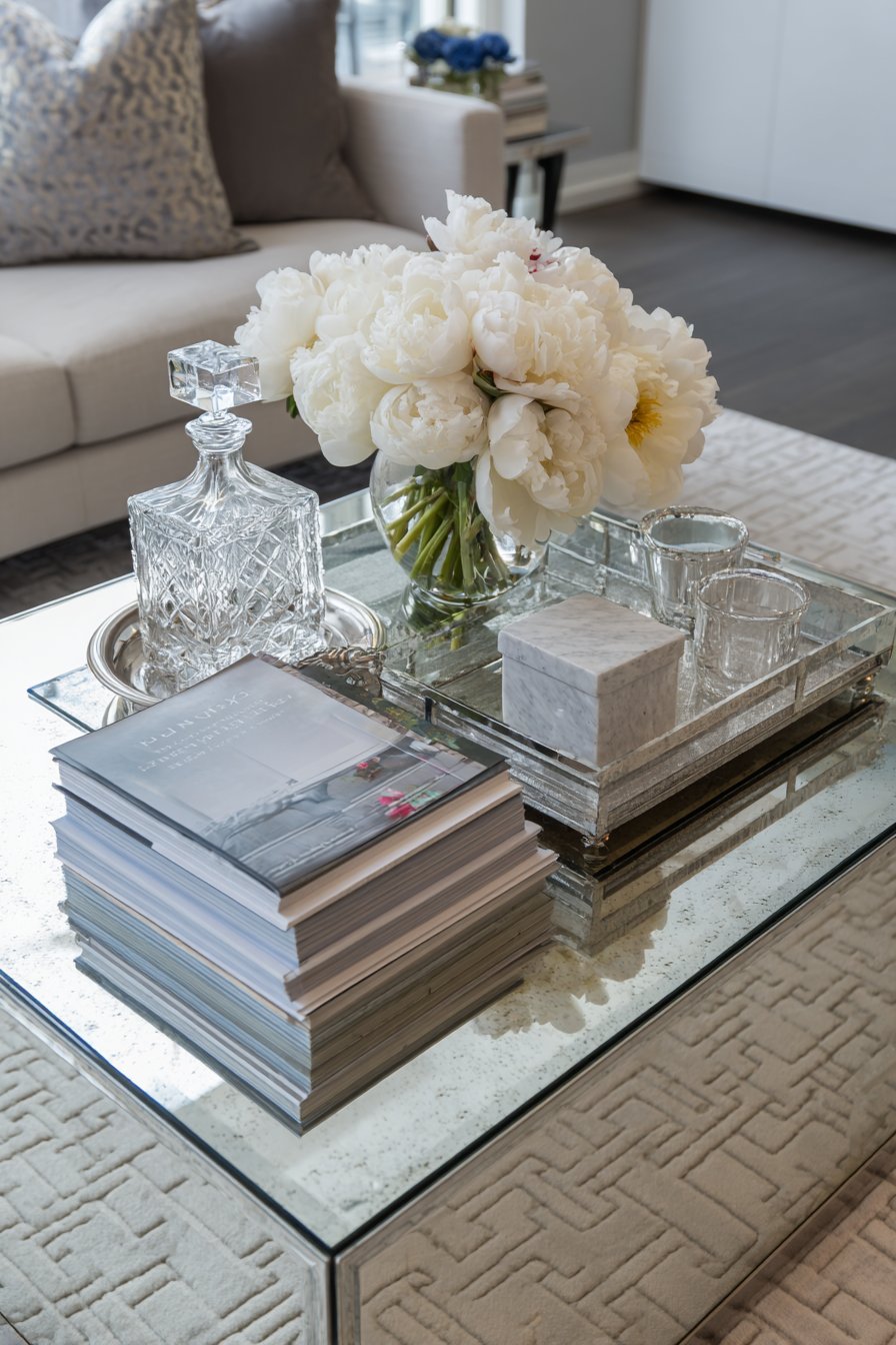 Curated Coffee Table Vignette