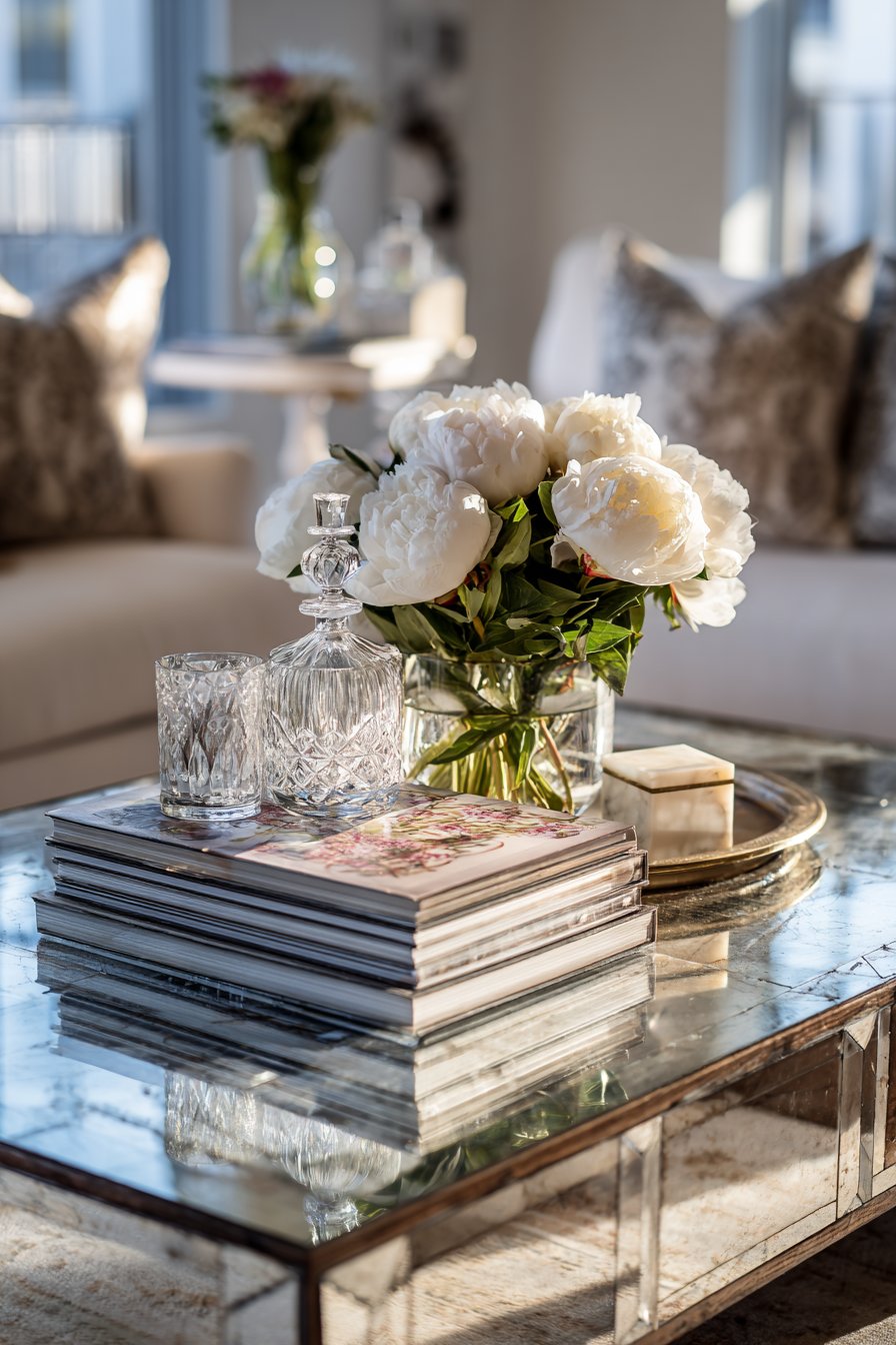 Curated Coffee Table Vignette