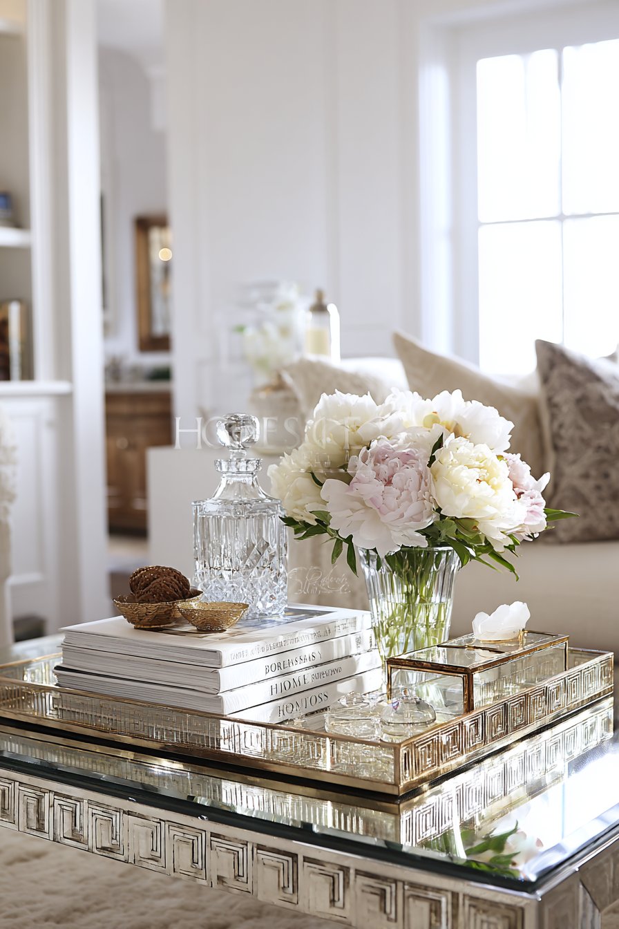 Curated Coffee Table Vignette