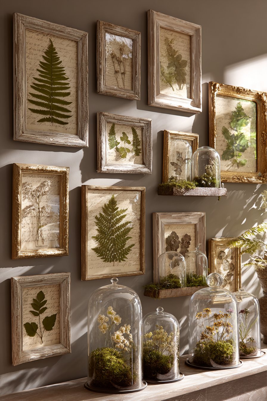 Pressed Botanical Gallery Wall
