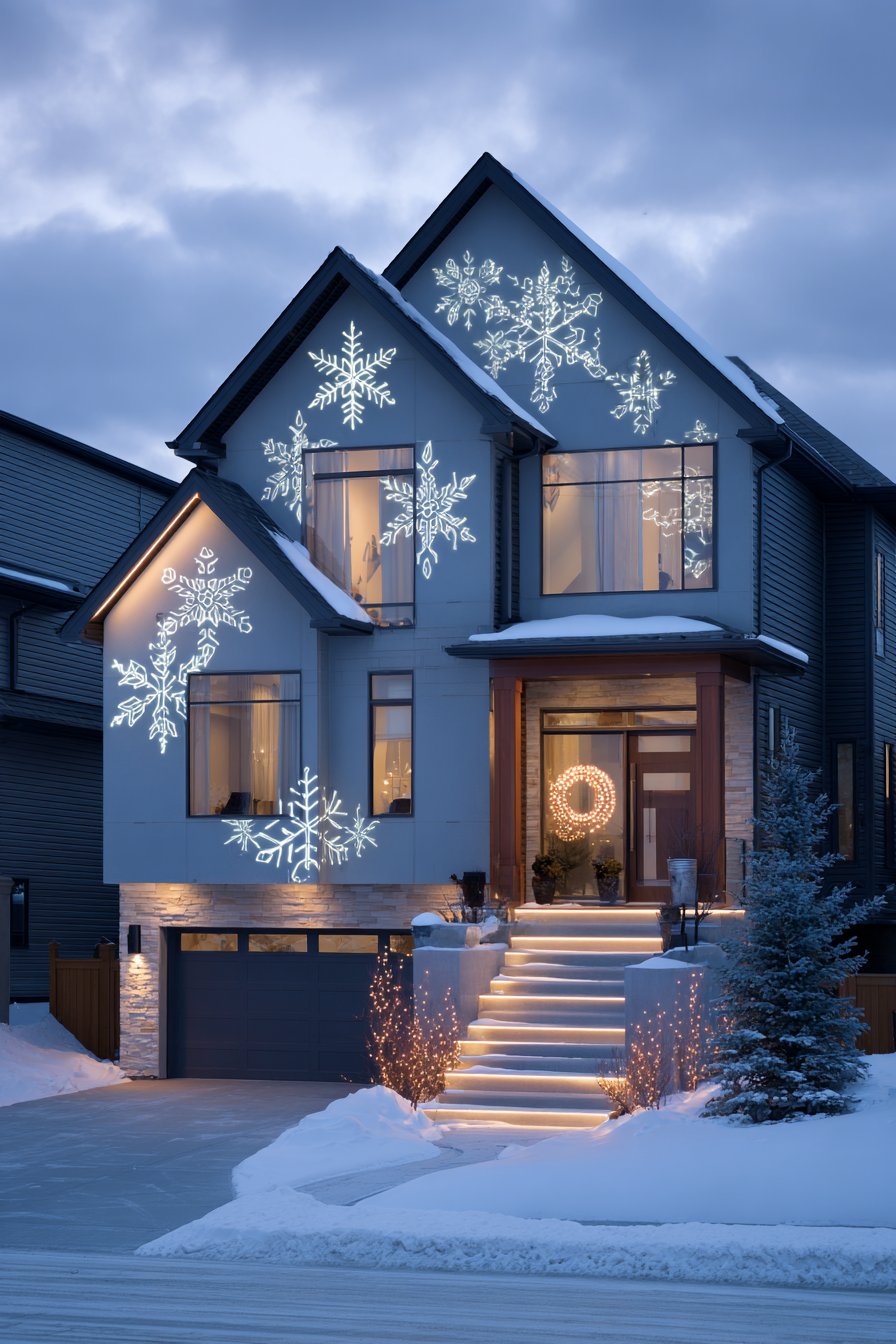 Modern Split-Level Innovative Projection