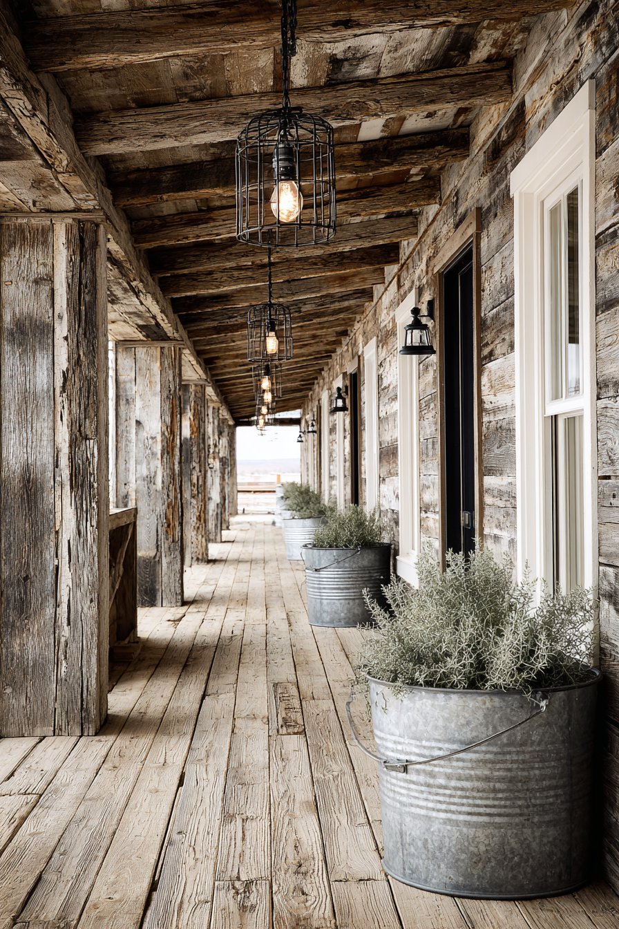 Rustic Farmhouse with Reclaimed Materials