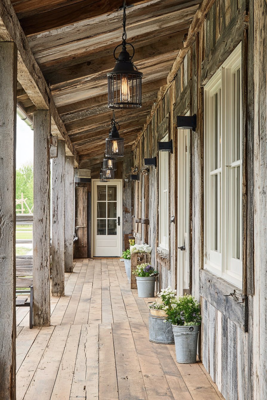 Rustic Farmhouse with Reclaimed Materials