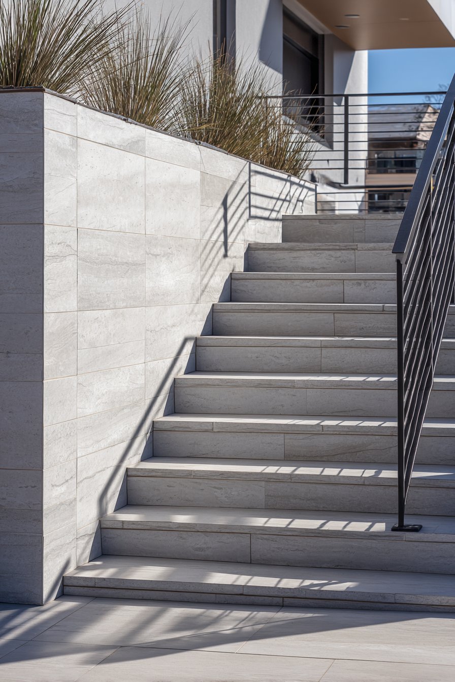 Large Format Porcelain with Clean Lines