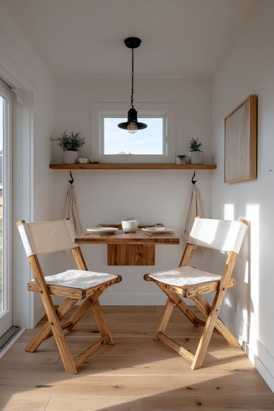 Wall-Mounted Drop-Down Space Saver