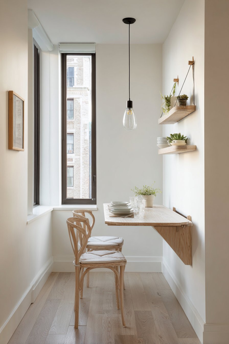 Wall-Mounted Drop-Down Space Saver