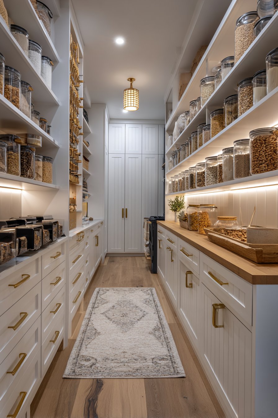 6 Ways to Transform a Narrow Walk-in Pantry