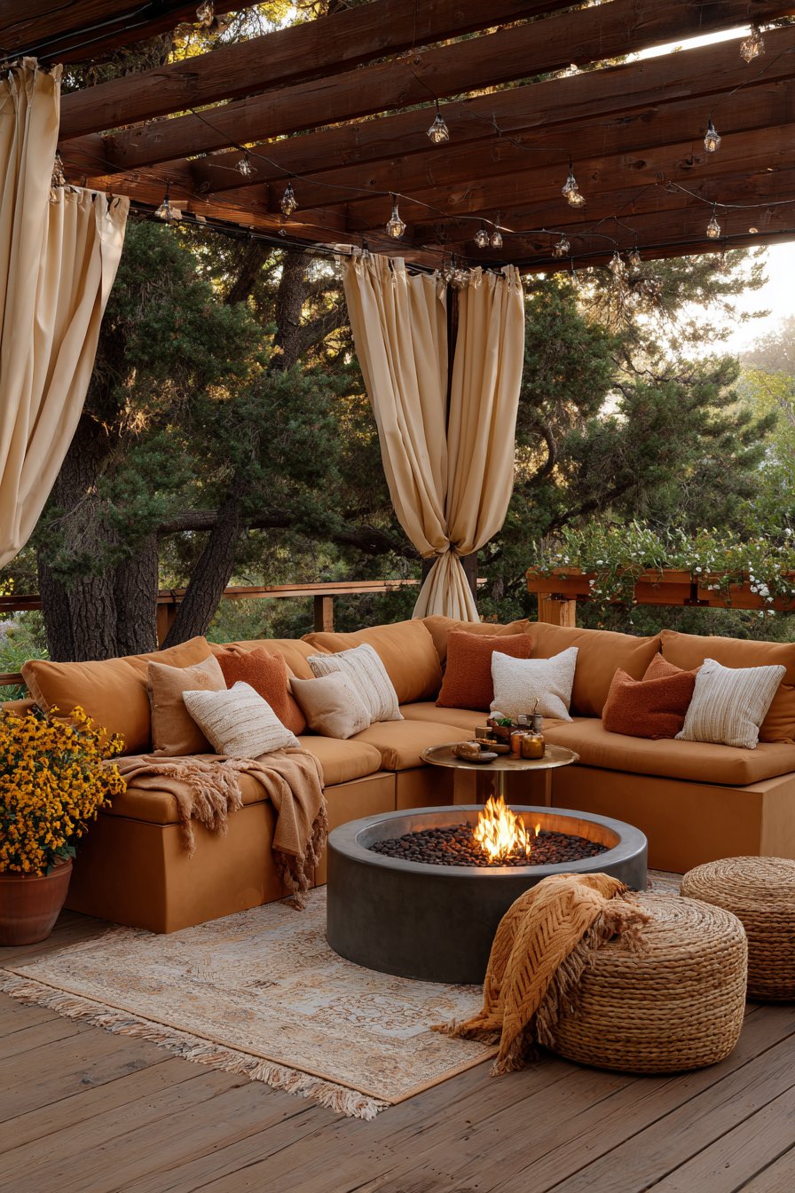 8 Ways to Make Outdoor Spaces Cozy Year-Round
