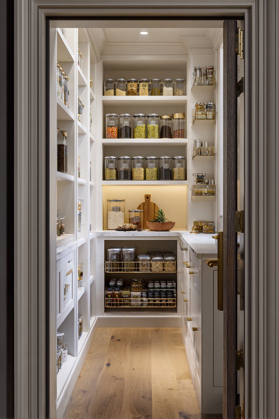 6 Ways to Transform a Narrow Walk-in Pantry