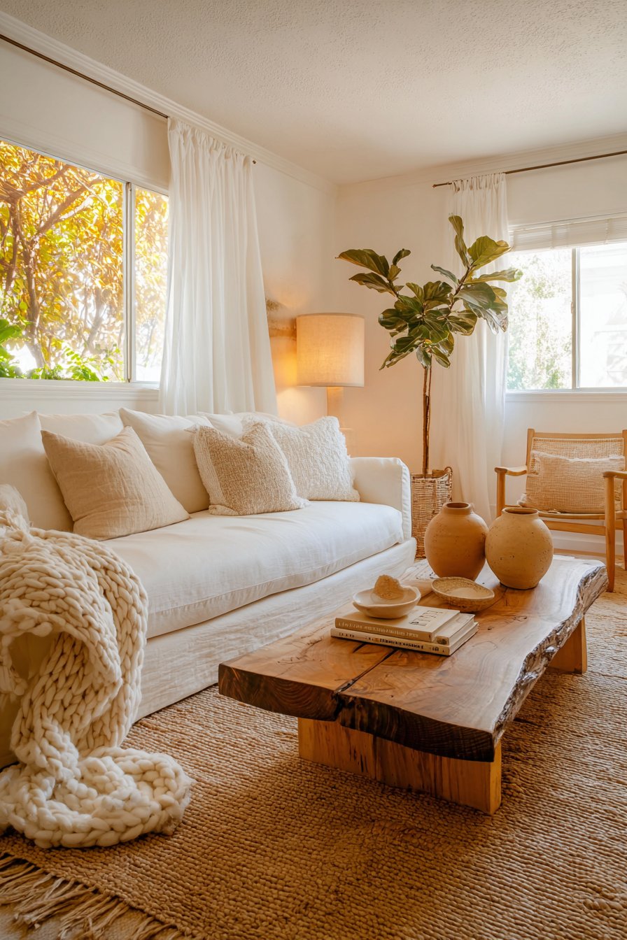 7 Ways to Warm Up a Minimalist Living Room