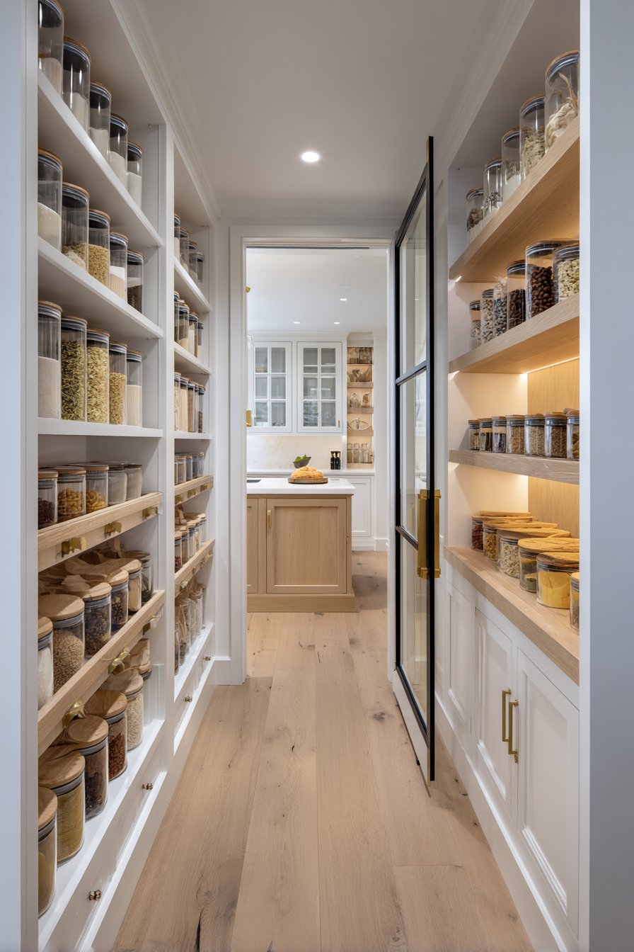 6 Ways to Transform a Narrow Walk-in Pantry