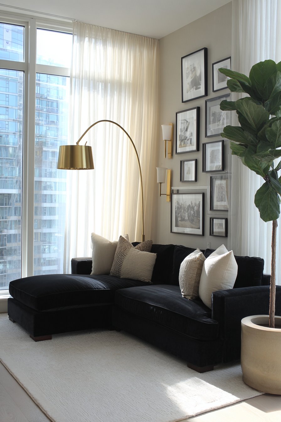 6 Tips for Styling a Black Sofa in Any Living Room