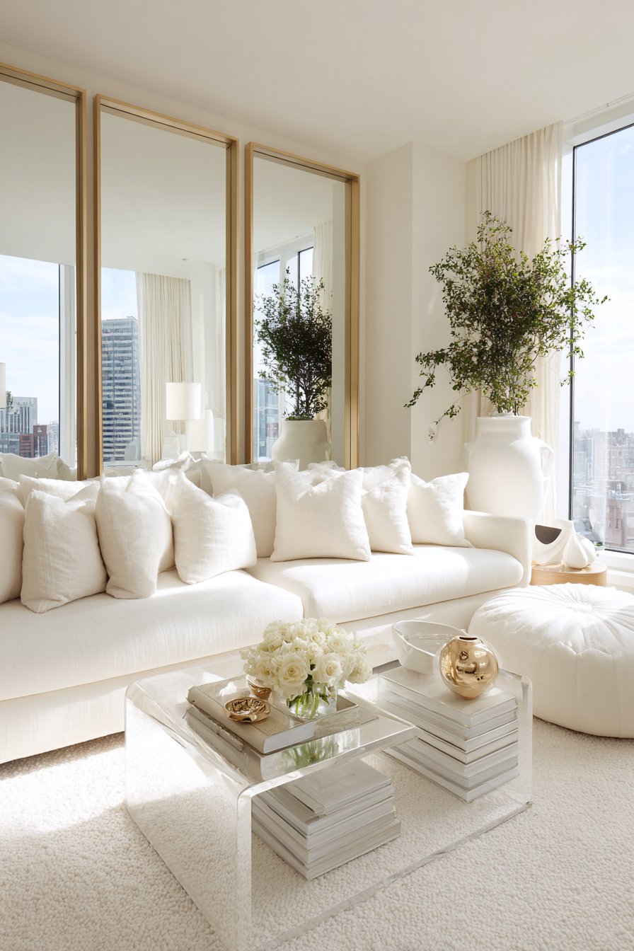 8 Tricks for Making Dark Living Rooms Feel Airy