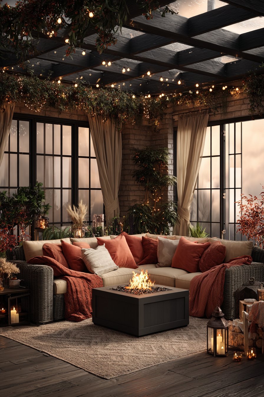 8 Ways to Make Outdoor Spaces Cozy Year-Round