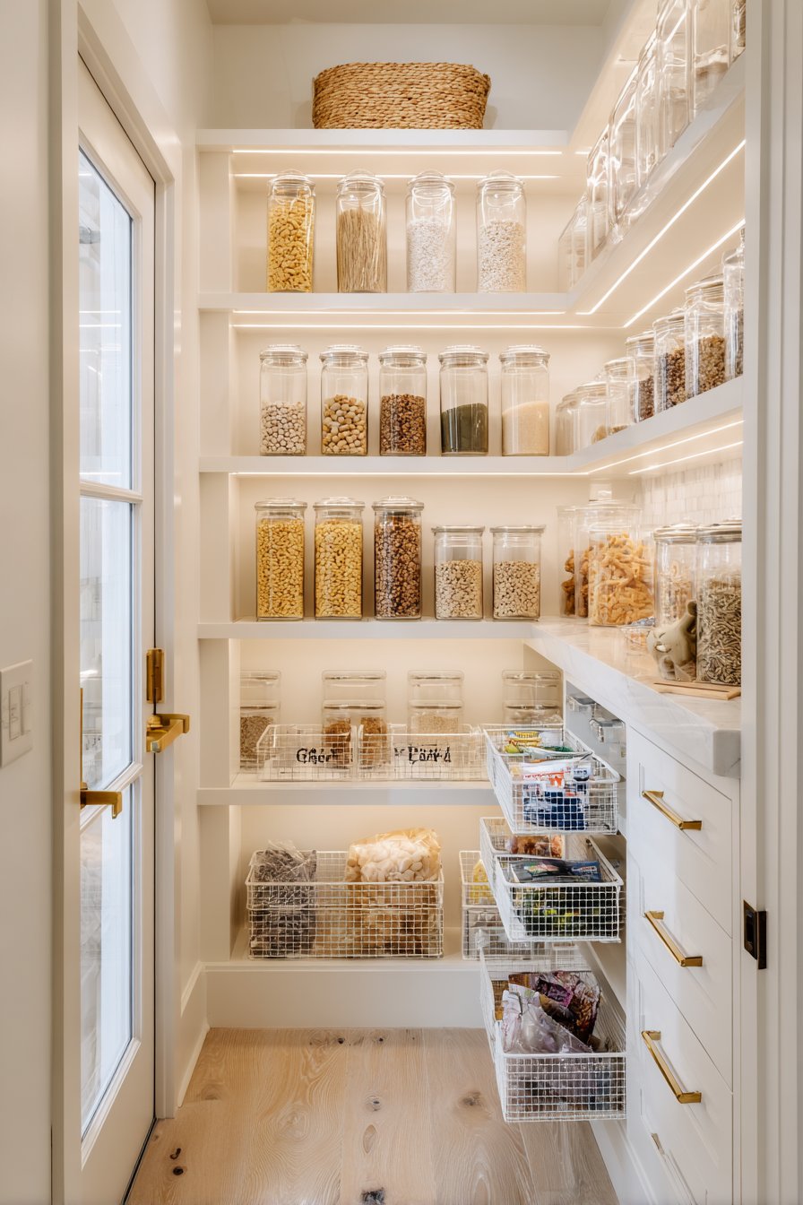 6 Ways to Transform a Narrow Walk-in Pantry