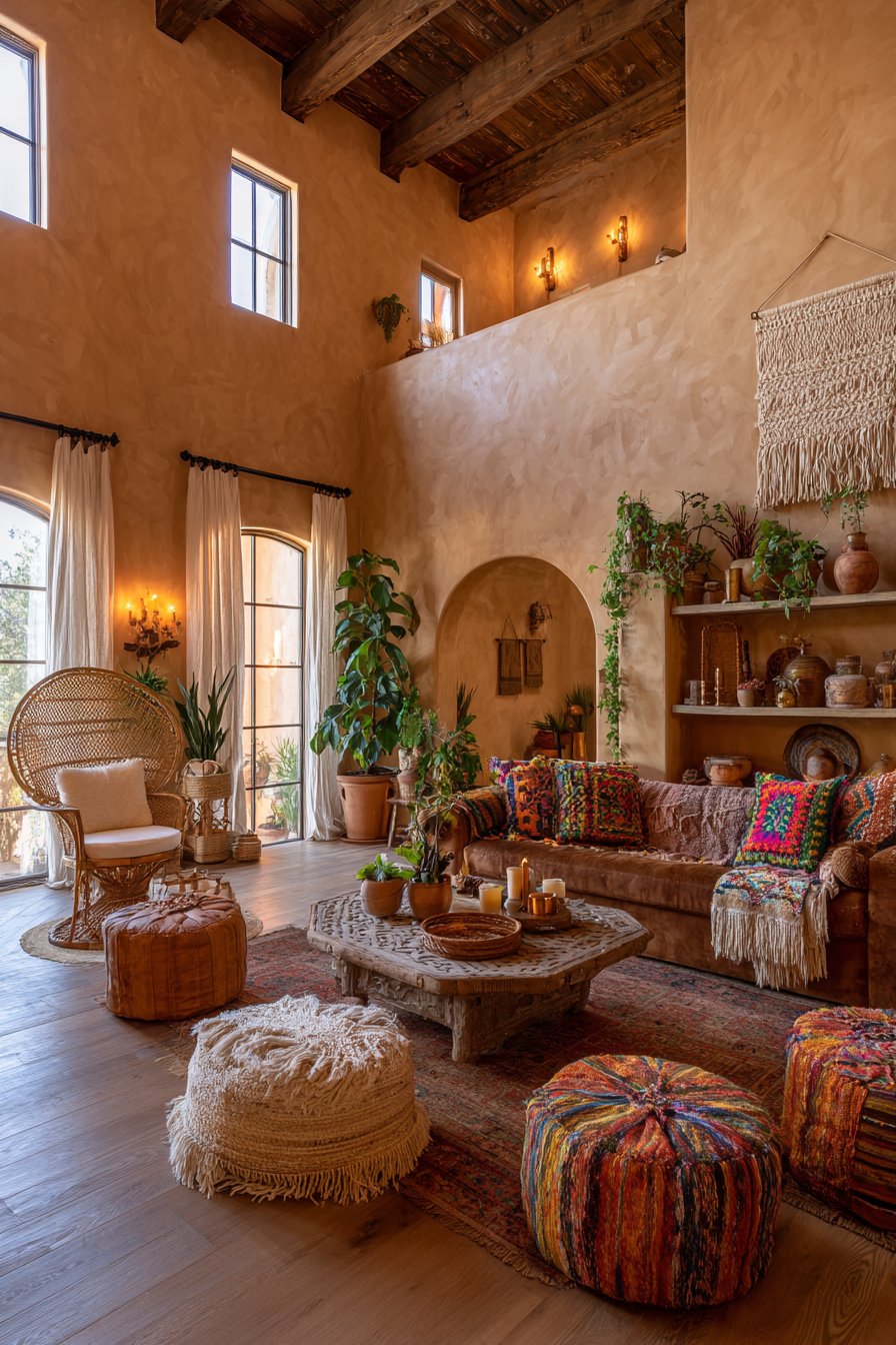 Bohemian living room