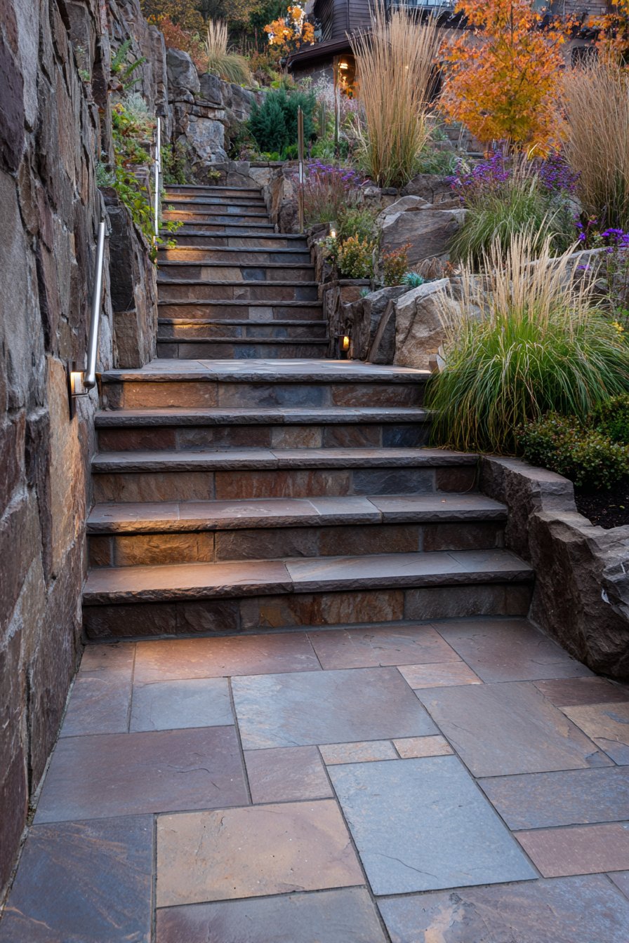 Outdoor stairs ideas