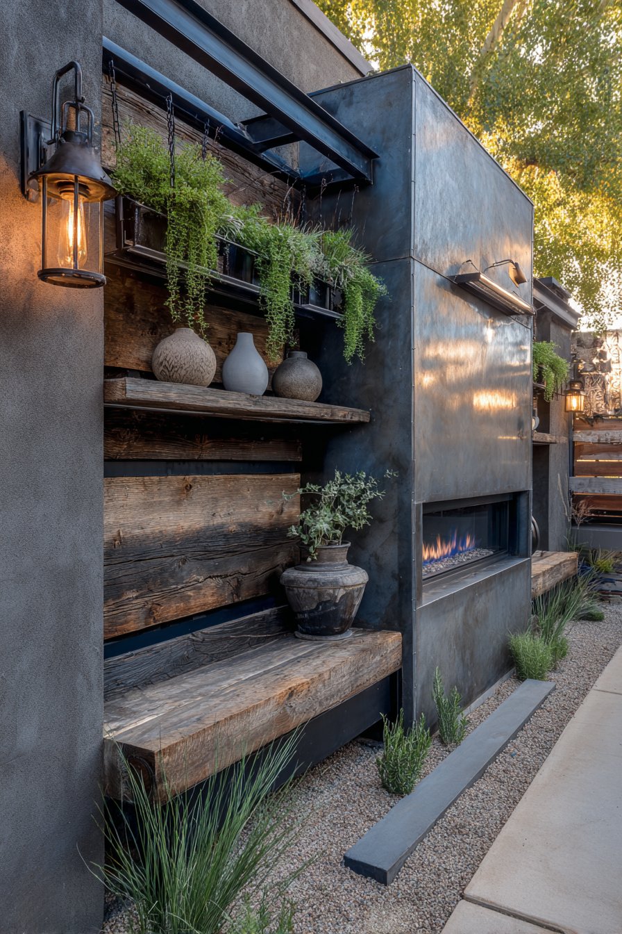 Outdoor wall design ideas 