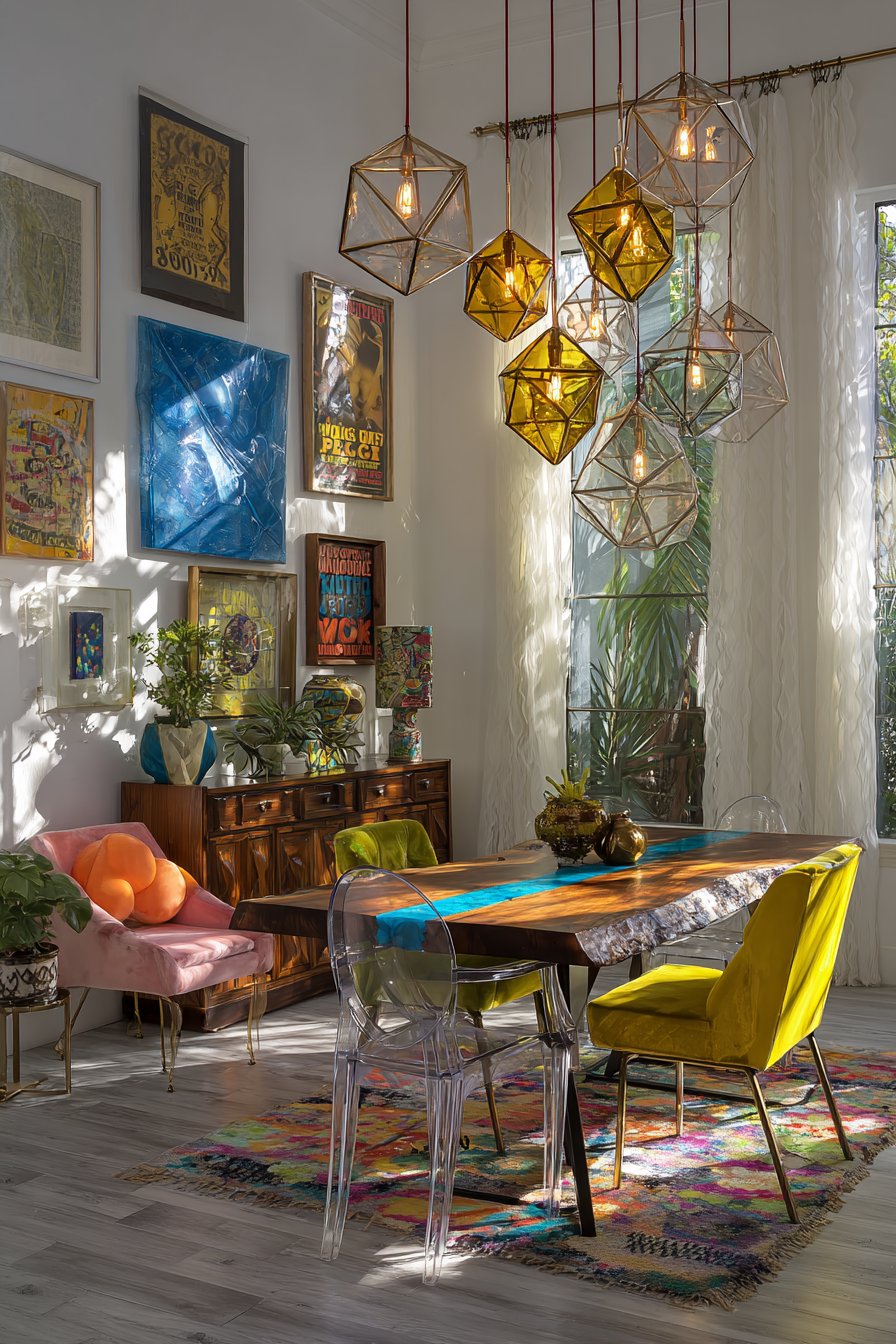Funky dining room 