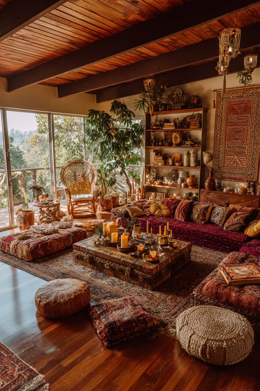 Bohemian living room