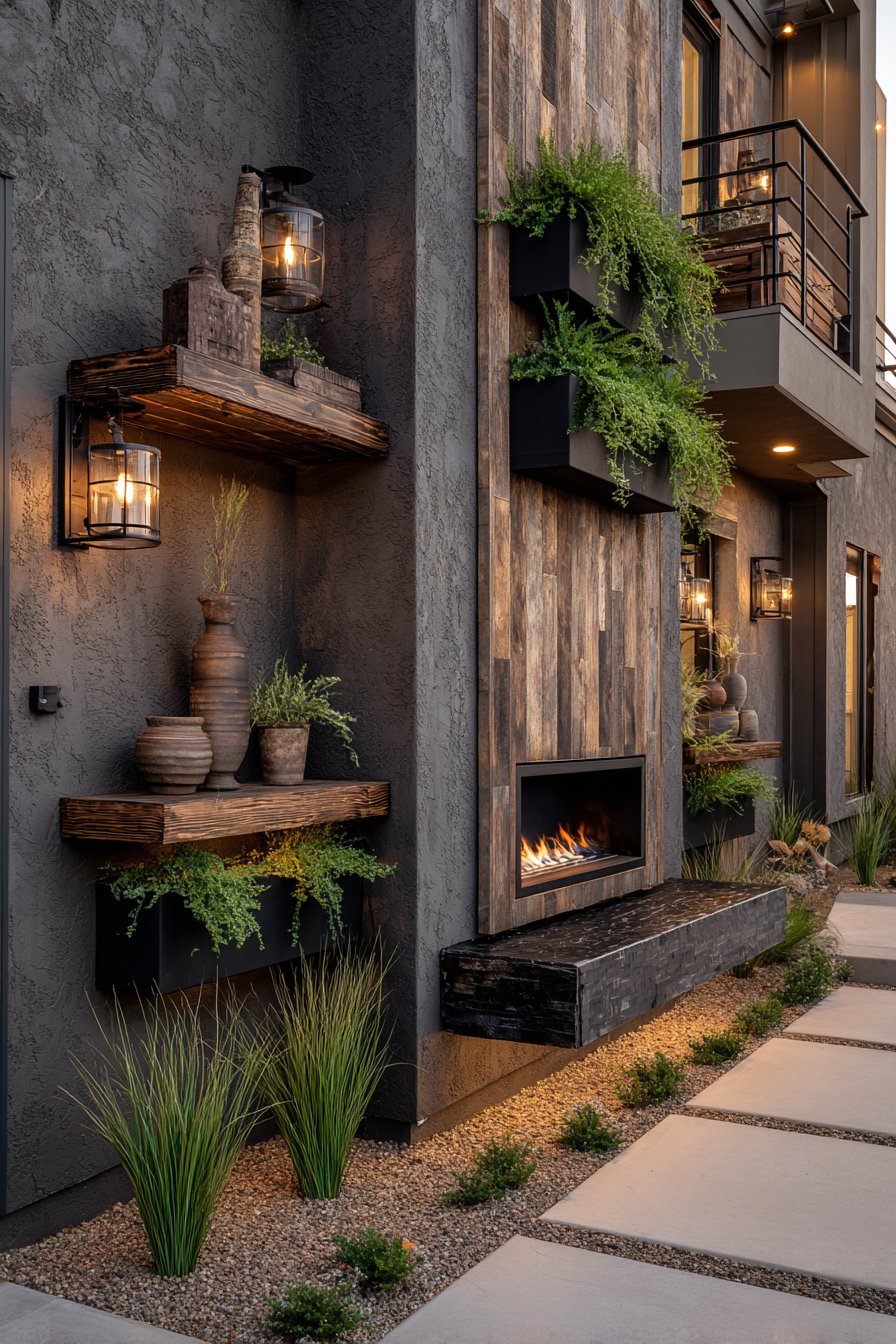 Outdoor wall design ideas 