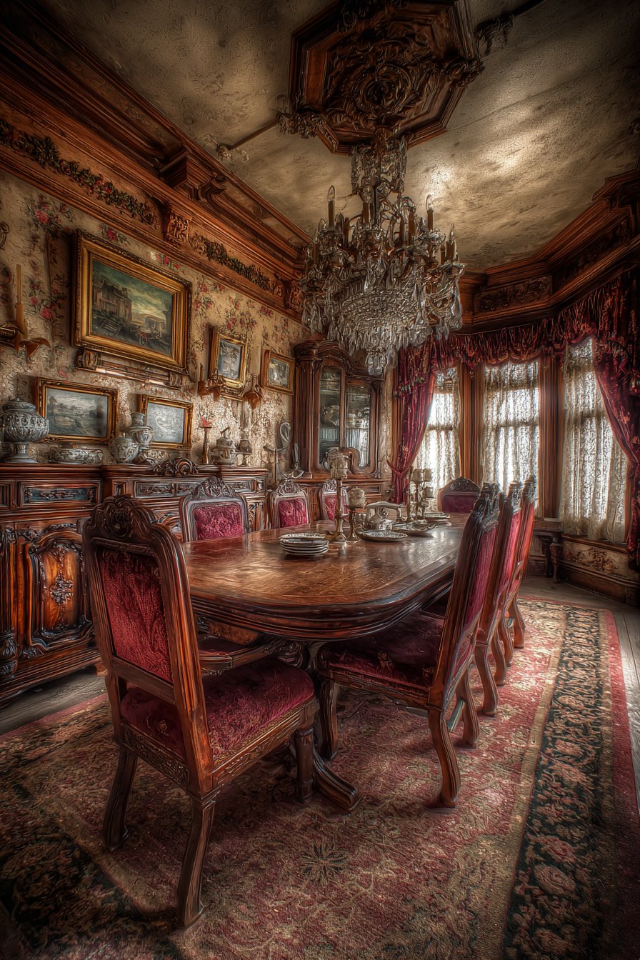 Antique dining room 