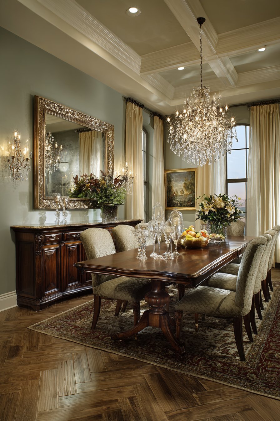 Mirror dining room