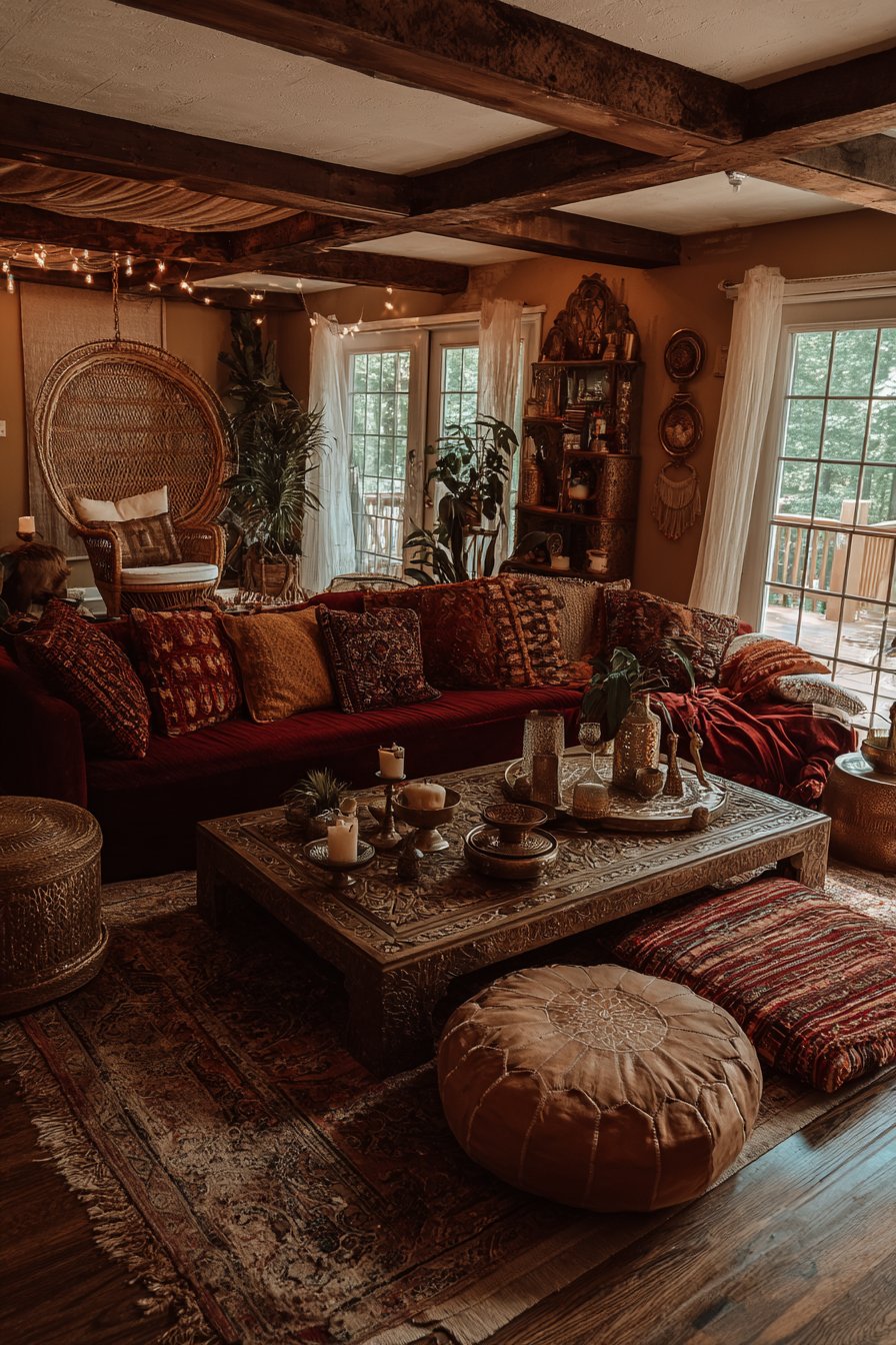 Bohemian living room