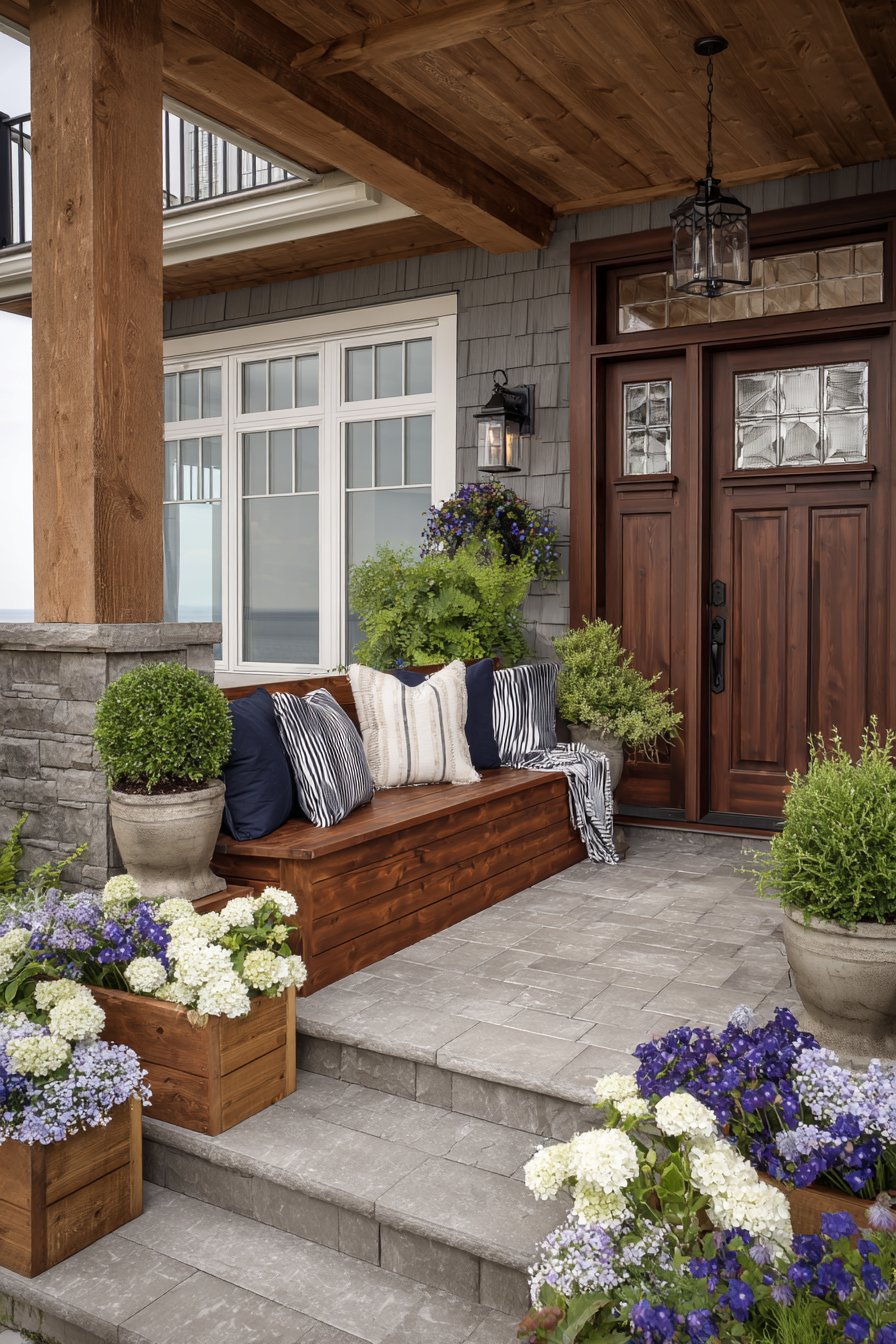 Outdoor entryway decor