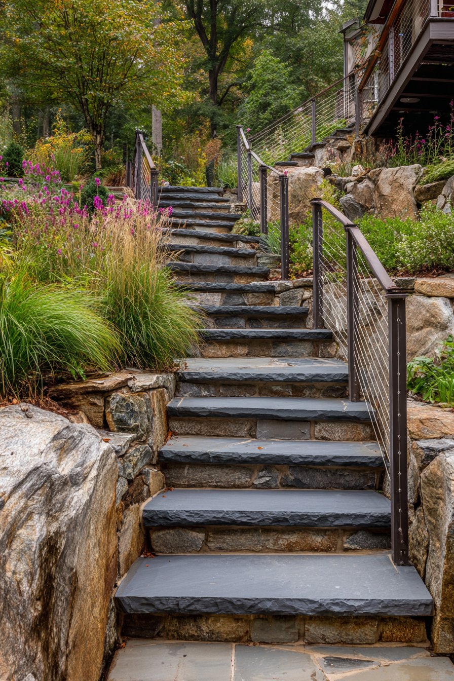 Outdoor stairs ideas