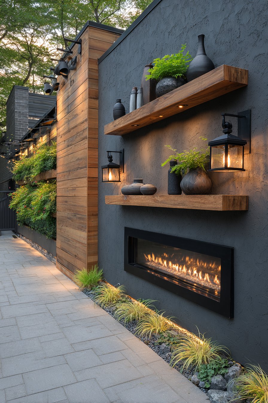 Outdoor wall design ideas 