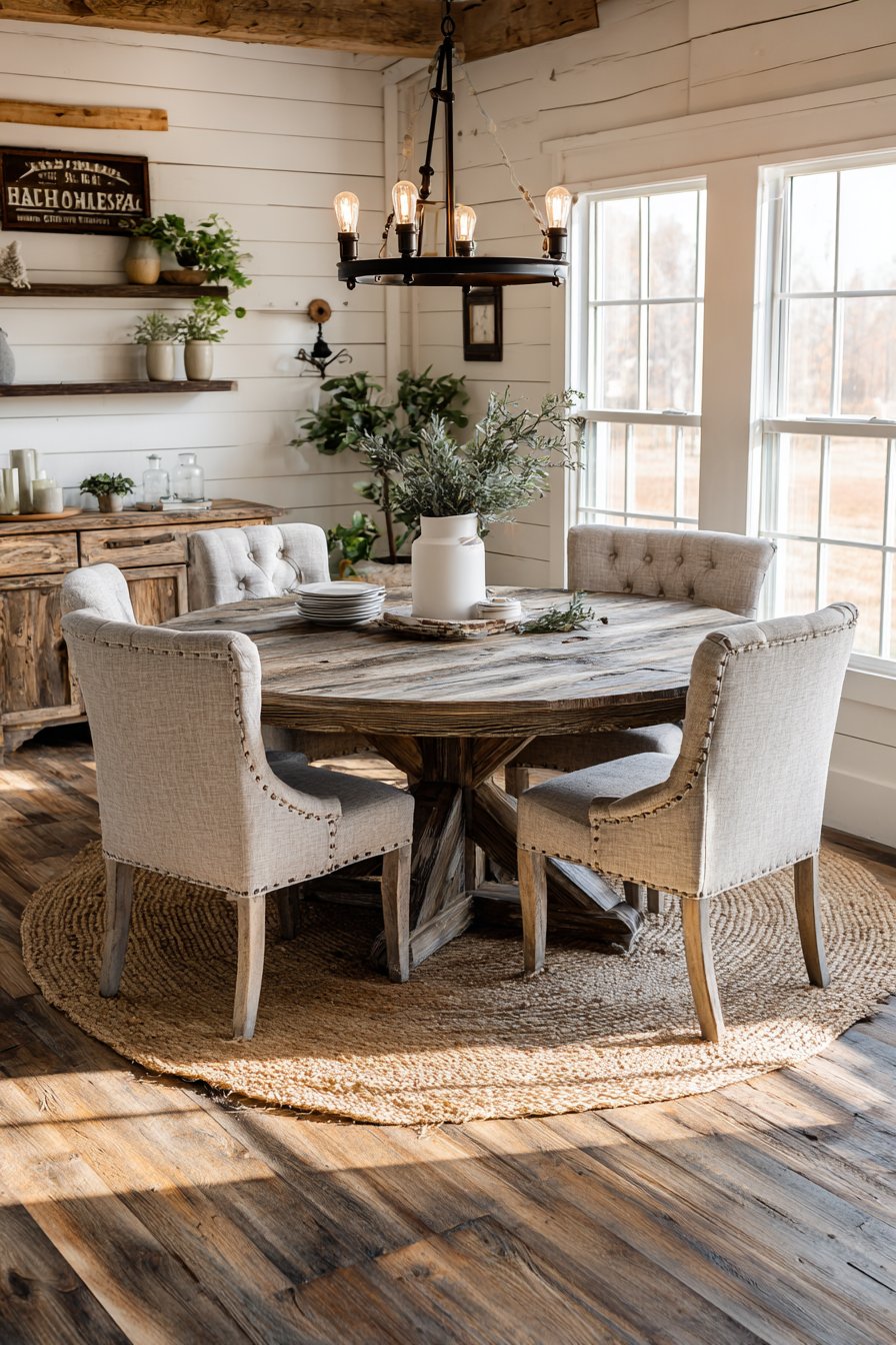 Circle dining table 