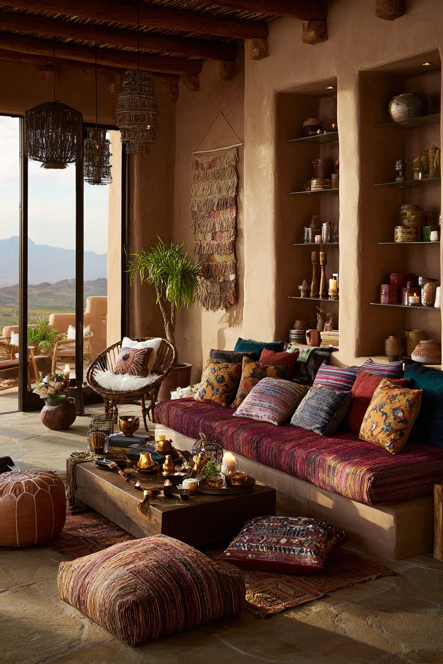 Bohemian living room